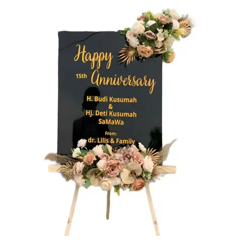 Papan Bunga Akrilik Woyla